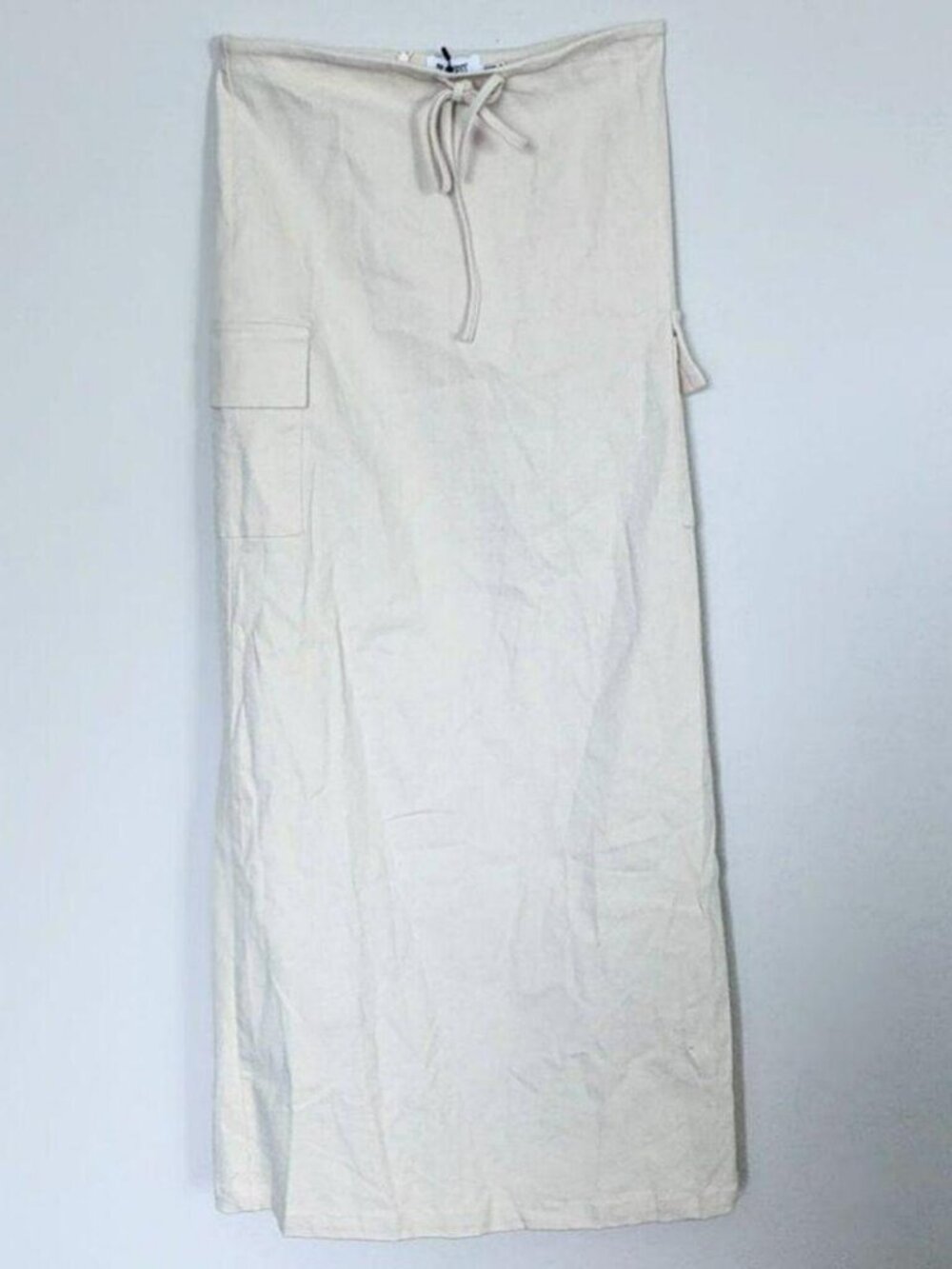 Princess Polly White and Cream Cargo Skirt y2k core NWT size 0